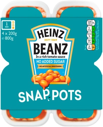 Heinz baked beans added - baked,